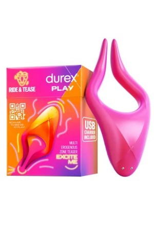 DUREX Play Ride & Tease Stimulateur Multi Erog Zone DUREX Play Ride & Tease Stimulateur Multi Erog Zone