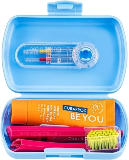 Curaprox Travel Set bleu Box