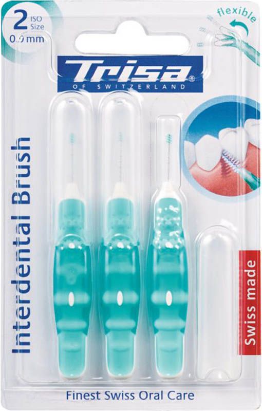 Brosse interdentaire Trisa ISO 2 0.9mm 3 pièces Brosse interdentaire Trisa ISO 2 0.9mm 3 pièces