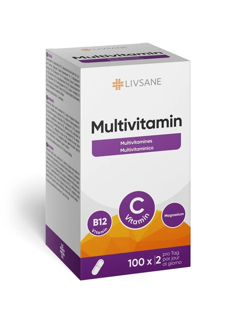 Livsane Capsules multivitamin?es verre 100 pcs.