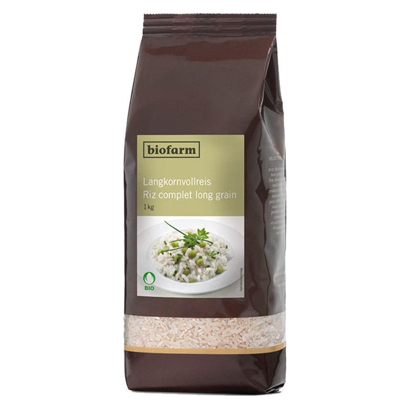 BIOFARM Riz long bourgeon Btl 1kg