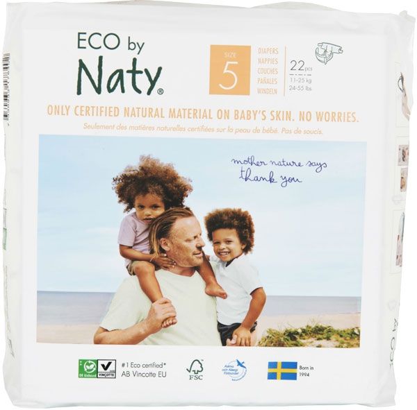Couche NATY Junior Nr5 11-25kg 22 pièces
