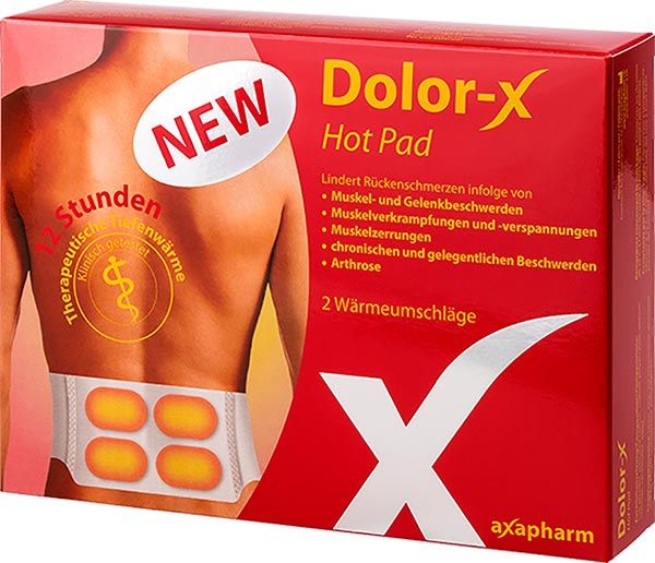 Cataplasmes Dolor-X Hot Pad 2 pièces Cataplasmes Dolor-X Hot Pad 2 pièces