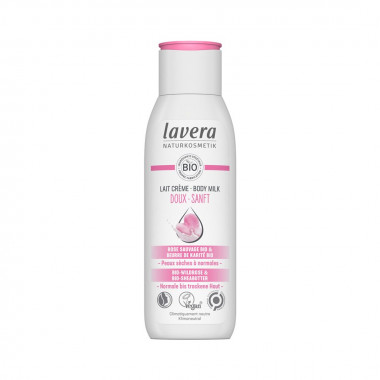 Lavera Bodymilk doux bio Rose musquée & bio Beurre de karité Fl 200ml