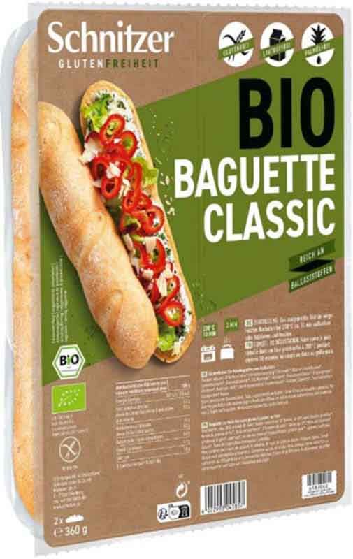 Schnitzer Baguette bio classique 360g