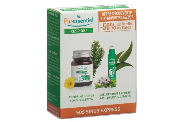 Puressentiel Sinus Box gélules + roll-on Puressentiel Sinus Box gélules + roll-on
