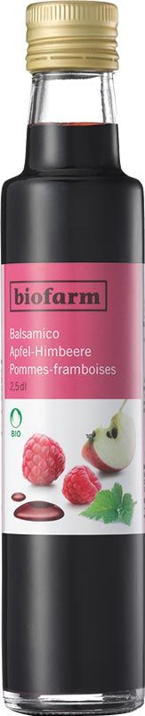 Vinaigre balsamique pomme-framboise BIOFARM 250ml