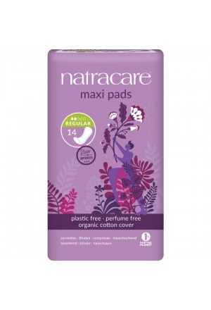 Natracare serviettes hygiéniques normales 14 pièces Natracare serviettes hygiéniques normales 14 pièces