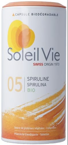 Soleil Vie Spiruline Tabl. 400 pièces