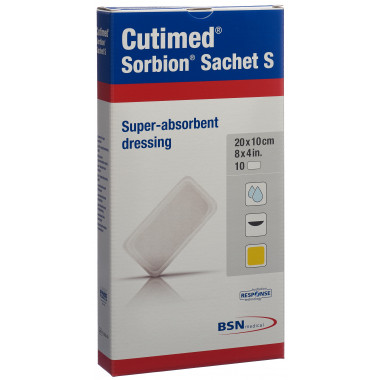 Cutimed Sorbion Sachet S 20x10cm 10 pièces