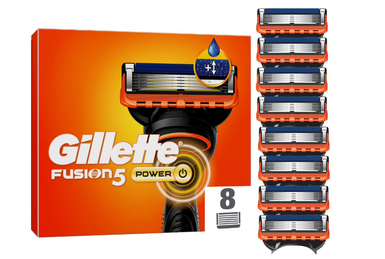 Lames système Gillette Fusion5 Power 8 pièces