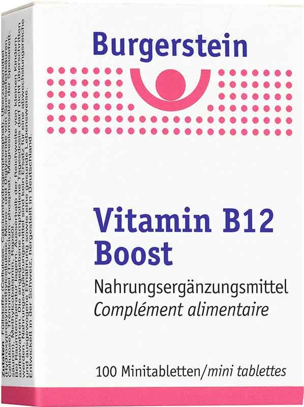 BURGERSTEIN Vitamine B12 Boost Mini-comprimé 100 pièces BURGERSTEIN Vitamine B12 Boost Mini-comprimé 100 pièces