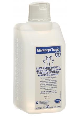 Désinfectant pour les mains Manusept basic Fl 500ml