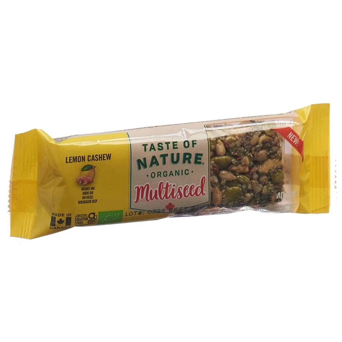 Taste of Nature Multiseed Lem noix de cajou bio 40g