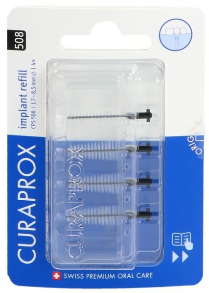 Curaprox CPS 508 Implant refill 4x noir