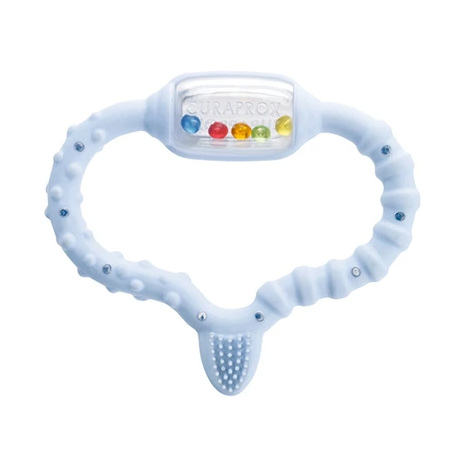 Curaprox baby anneau de dentition bleu