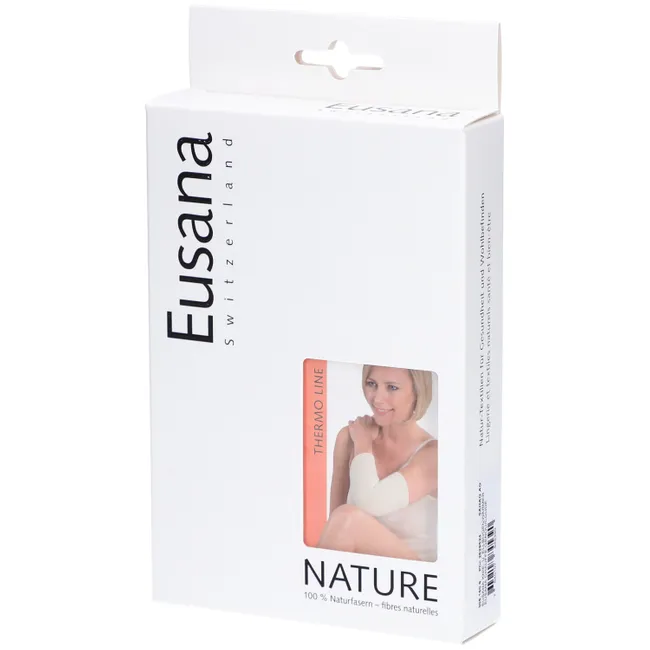 EUSANA Chauffe-genoux double tricot XXL ivoire