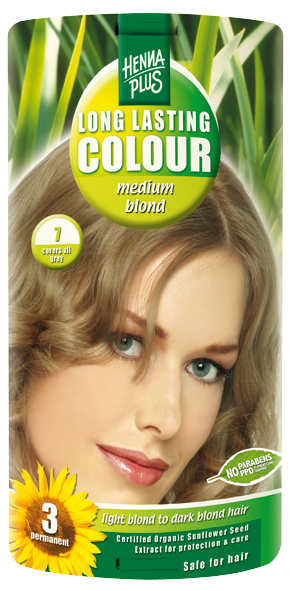 HENNA PLUS Long Last Colour 7 blond moyen