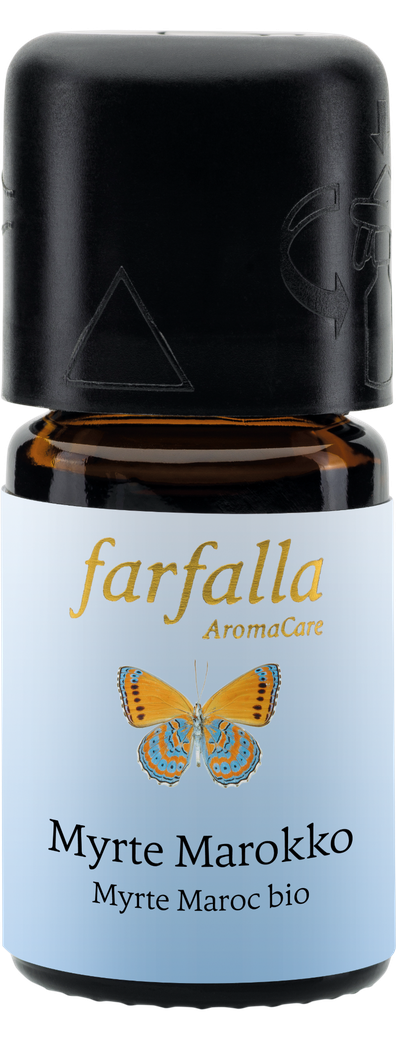 FARFALLA Huile de myrte du Maroc Huile essentielle bio d'agneau sauvage 5ml FARFALLA Huile de myrte du Maroc Huile essentielle bio d'agneau sauvage 5ml