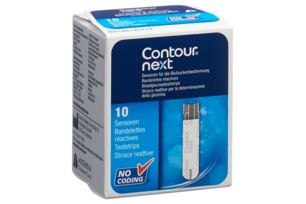 Capteurs CONTOUR® NEXT 10 pièces