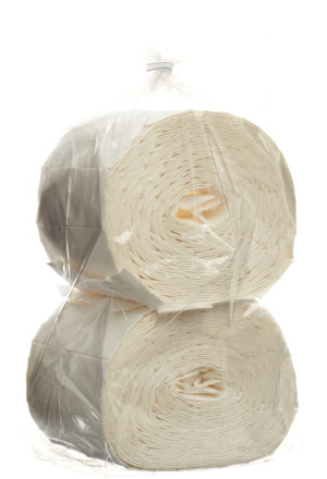 CARELINE Tampons en cellulose 4x5cm roulés 1000 pièces