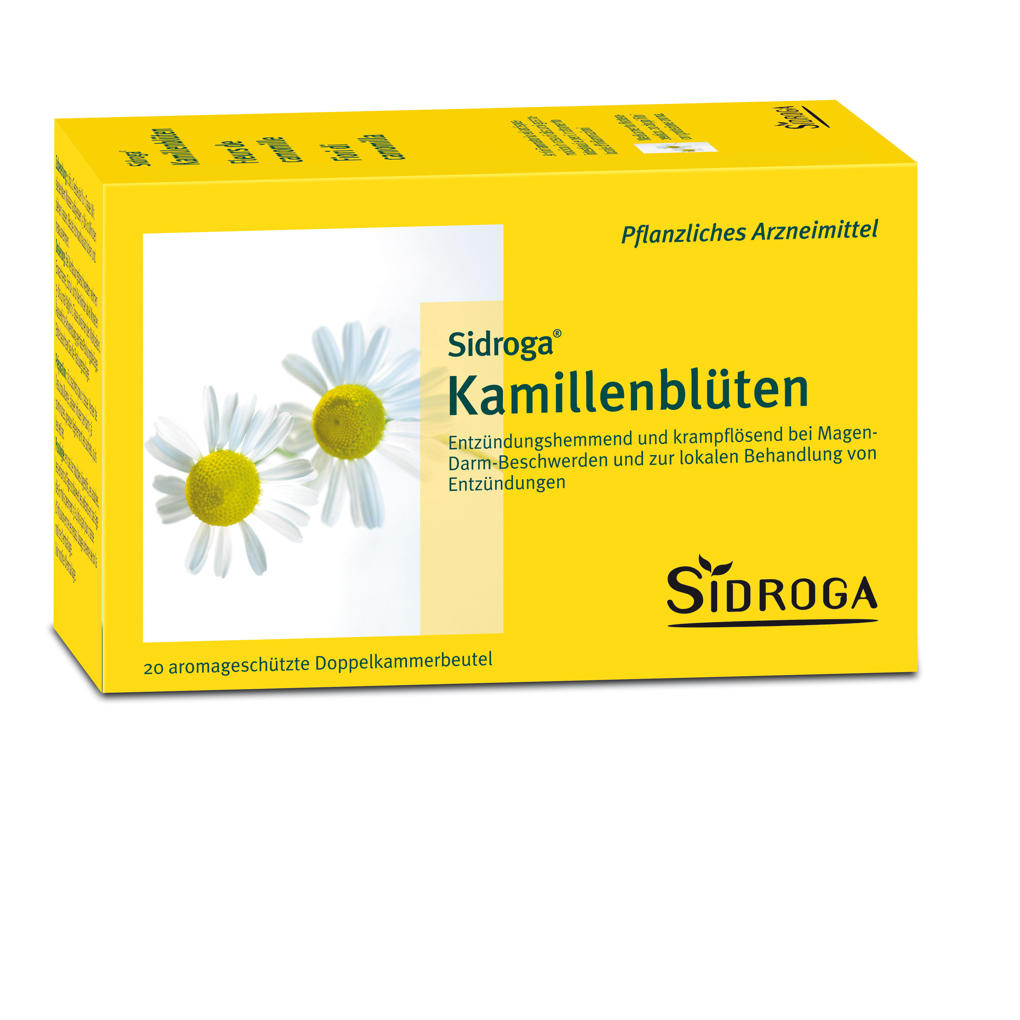 SIDROGA Fleurs de camomille 20 sachets 1.5g SIDROGA Fleurs de camomille 20 sachets 1.5g