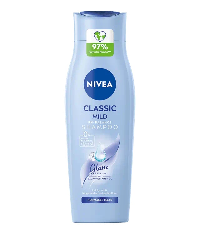 Shampoing Nivea « PH Balance » au lait capillaire, flacon de 250 ml