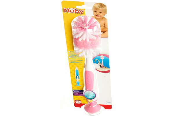 Brosse à biberon Nuby Premium avec brosse à tétine incluse