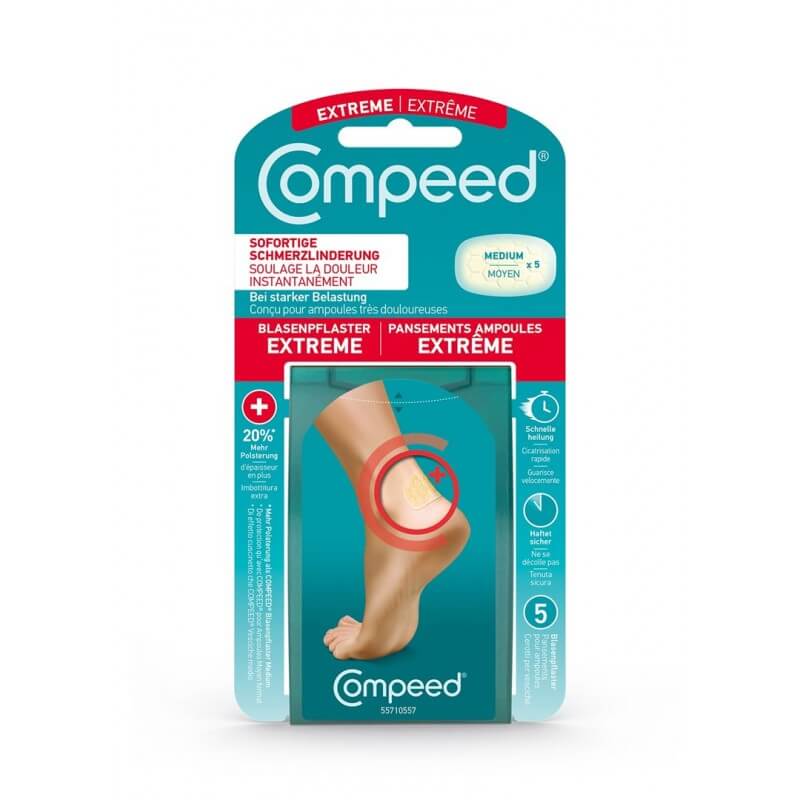 Compeed® Pansement Ampoule Extrême pour Talon 5 pièces Compeed® Pansement Ampoule Extrême pour Talon 5 pièces