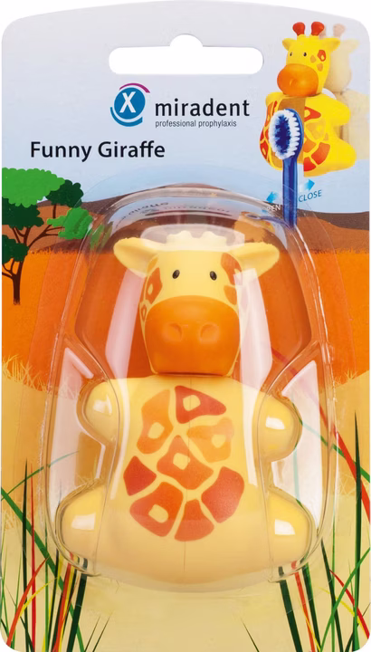 Porte-brosse à dents MIRADENT Funny Animals « Girafe »