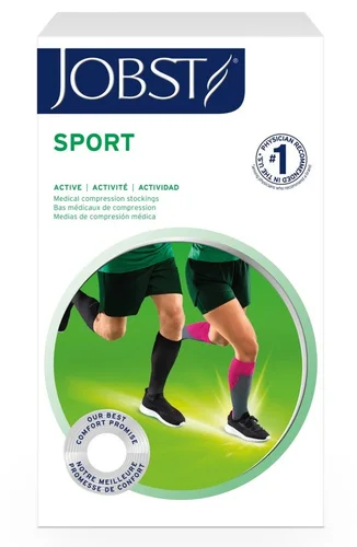 Chaussettes de sport JOBST® 15–20 mmHg XL rouge/bleu, 1 paire