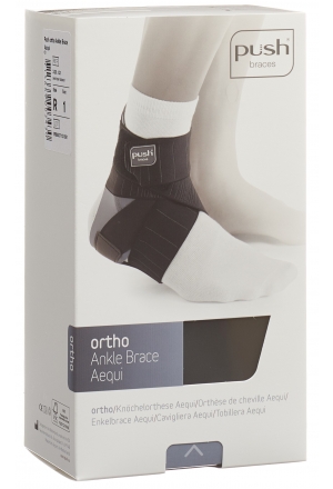 PUSH ORTHO AEQUI Bracelet cheville 34-40cm gauche gris