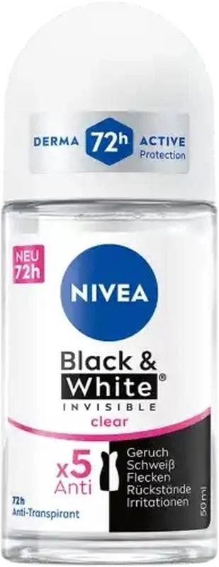 Déodorant Nivea Inv Bla&Whi Roll-on Cl Fem (nouveau) 50 ml