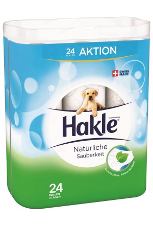 Papier hygiénique Hakle Propreté naturelle FSC 24 pièces
