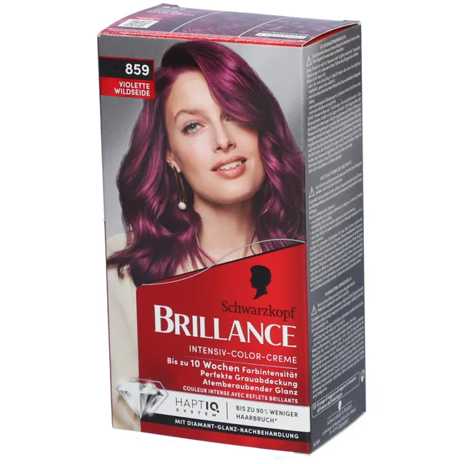 BRILLANCE 859 Soie sauvage violette