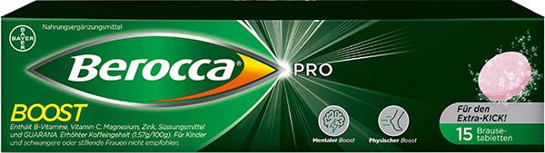 Berocca® Pro Boost comprimés effervescents 15 pièces Berocca® Pro Boost comprimés effervescents 15 pièces
