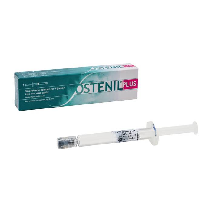 OSTENIL solution injectable 20 mg/2ml seringue prête à l'emploi 5 pièces OSTENIL solution injectable 20 mg/2ml seringue prête à l'emploi 5 pièces