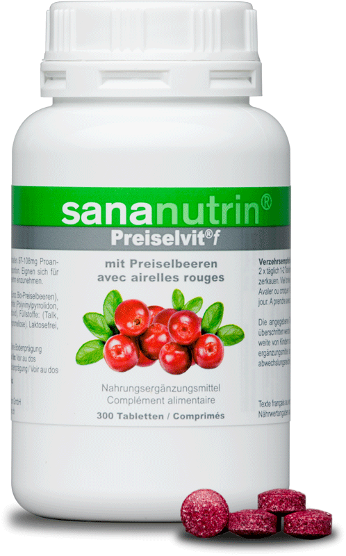 sananutrin® Preiselvit f Comprimé 300 pièces sananutrin® Preiselvit f Comprimé 300 pièces