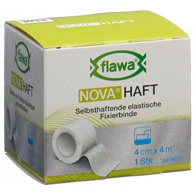 Bande de gaze cohésive Flawa Nova Haft 4cmx4m