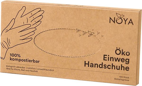 NOYA Gants écologiques jetables compostables 100 pièces