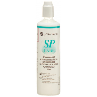 Menicon SP Care Solution de nettoyage et de conservation 120ml Menicon SP Care Solution de nettoyage et de conservation 120ml