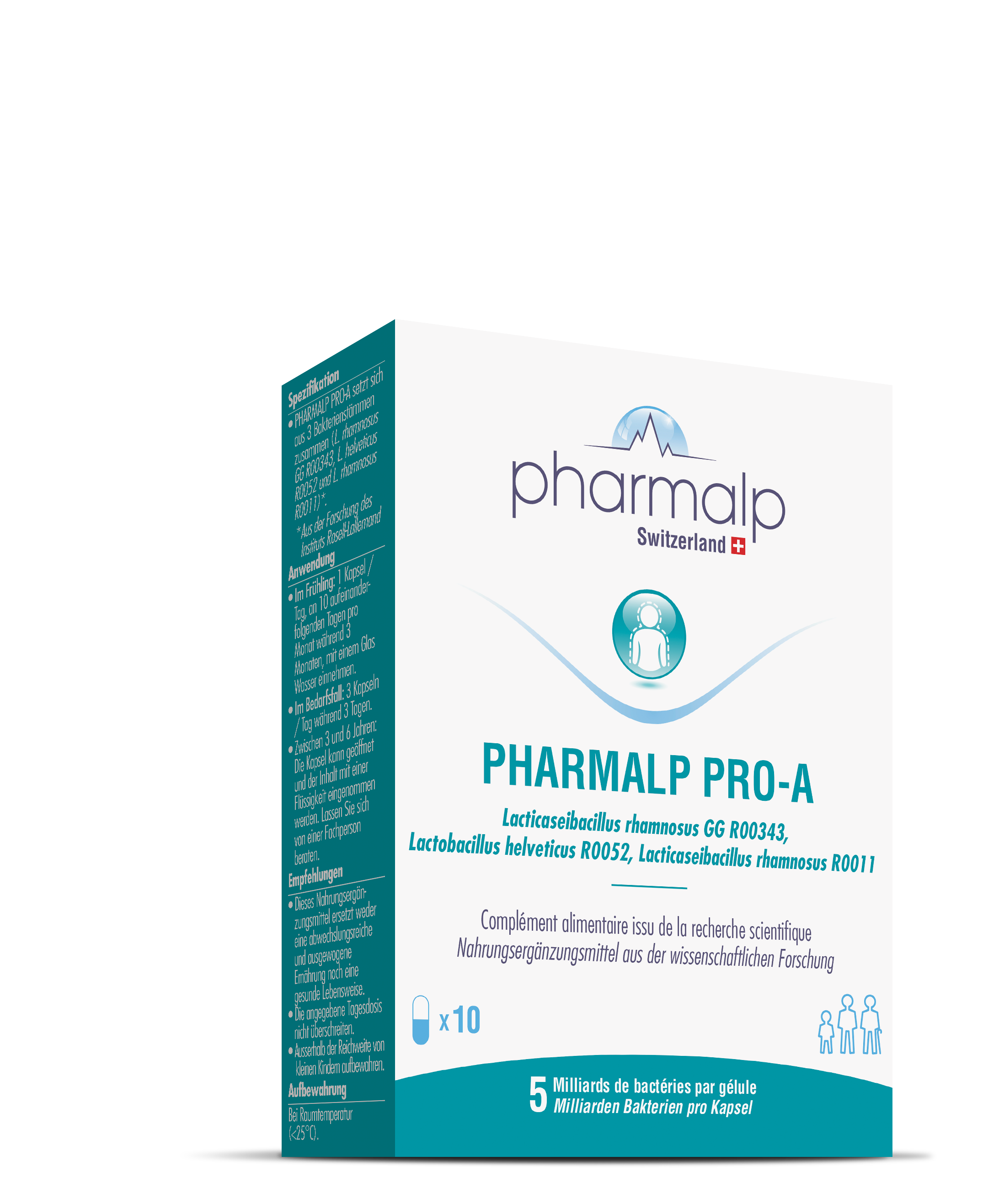Pharmalp PRO-A Probiotiques en gélules 10 pièces Pharmalp PRO-A Probiotiques en gélules 10 pièces