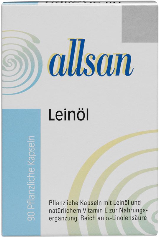 Allsan huile de lin végétale gélules 90 pièces Allsan huile de lin végétale gélules 90 pièces