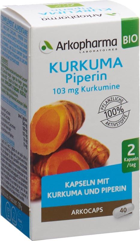 Arkocaps gélules de curcuma bio 40 pièces Arkocaps gélules de curcuma bio 40 pièces