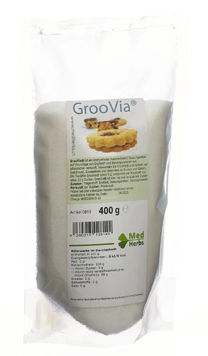 GROOVIA Stevia en poudre Btl 400g GROOVIA Stevia en poudre Btl 400g