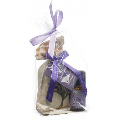 Aromalife Set cadeau sachet de lavande et mélange de senteurs Calme 5ml Aromalife Set cadeau sachet de lavande et mélange de senteurs Calme 5ml