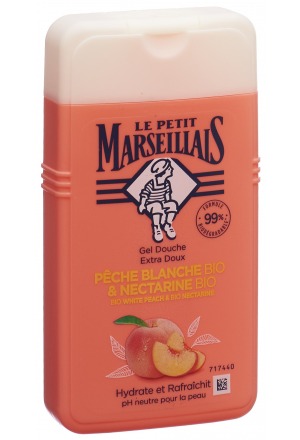 Le petit Marseillais Gel douche BIO Pêche & Nectarine 250ml