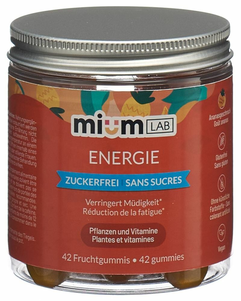 MiumLab gommes énergie 42 pièces