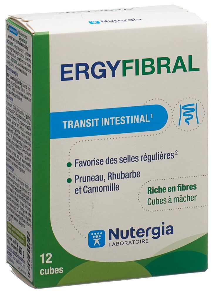 Cubes Nutergia Ergyfibral 12 pièces