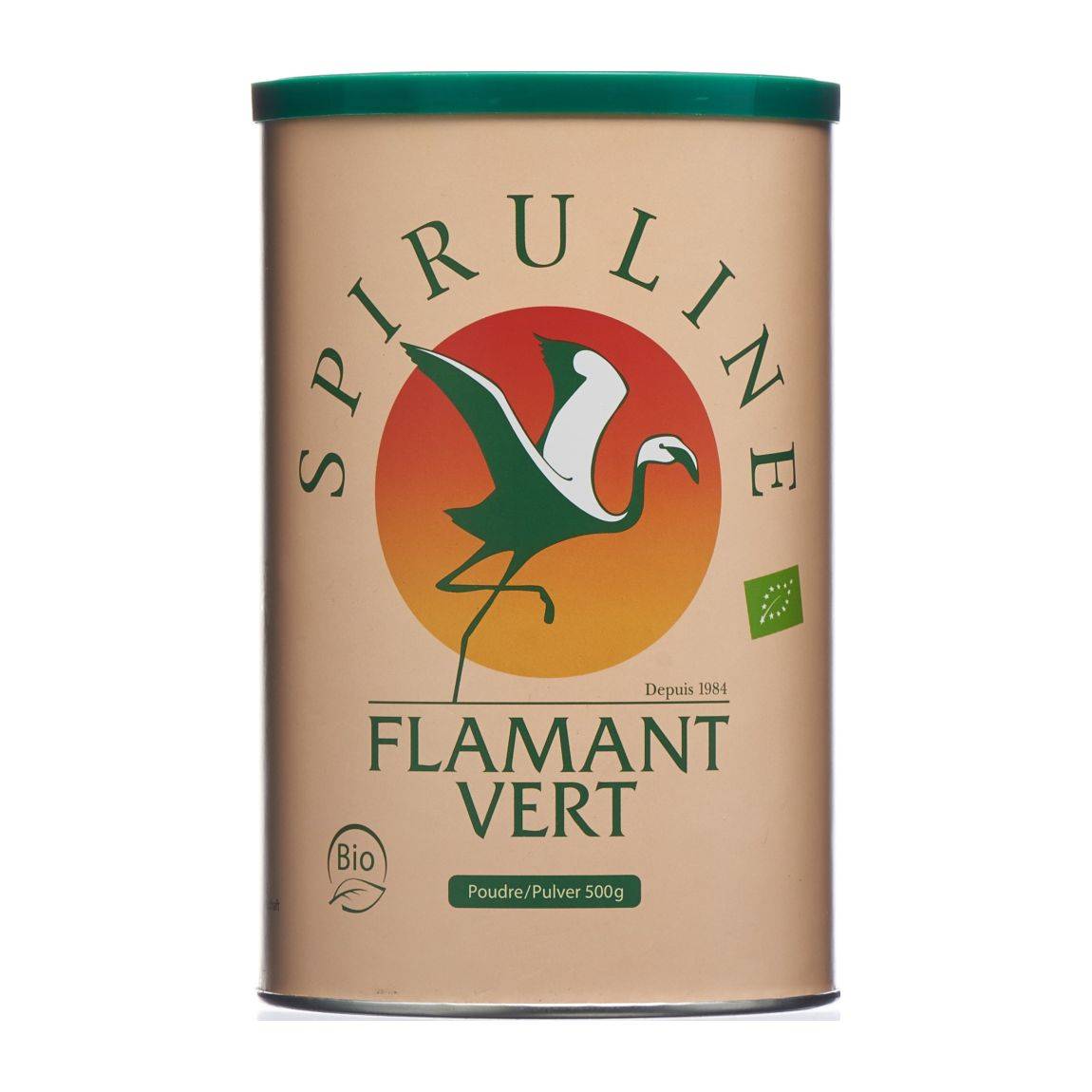 Spiruline Flamant Vert poudre bio 500g